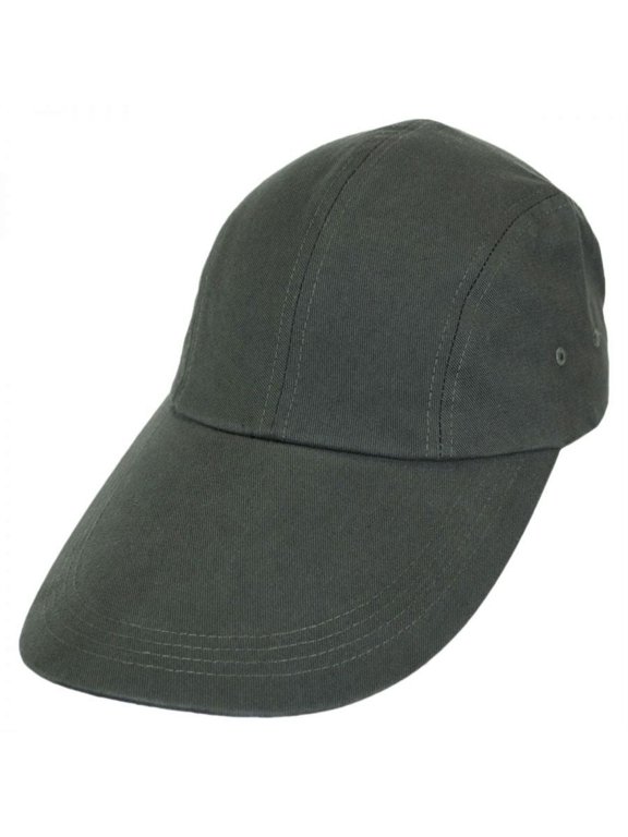 VHS Long Bill Adjustable Baseball Cap - ADJUSTABLE - Olive Green