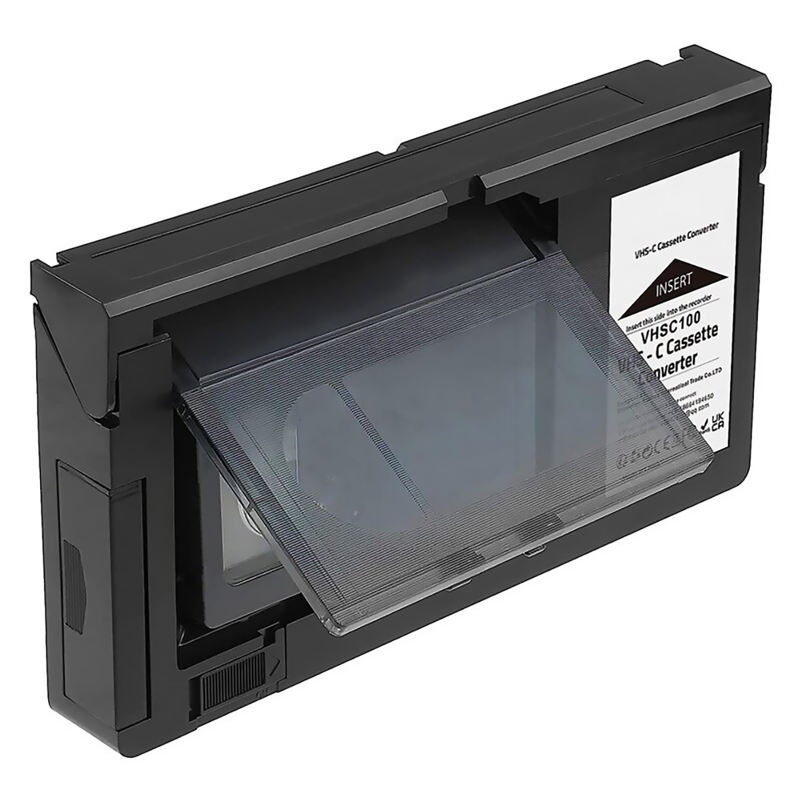 2CD＋VHS Can Box VHS VCR Cassette Adapter Converter Box for Playing VHS-C and
