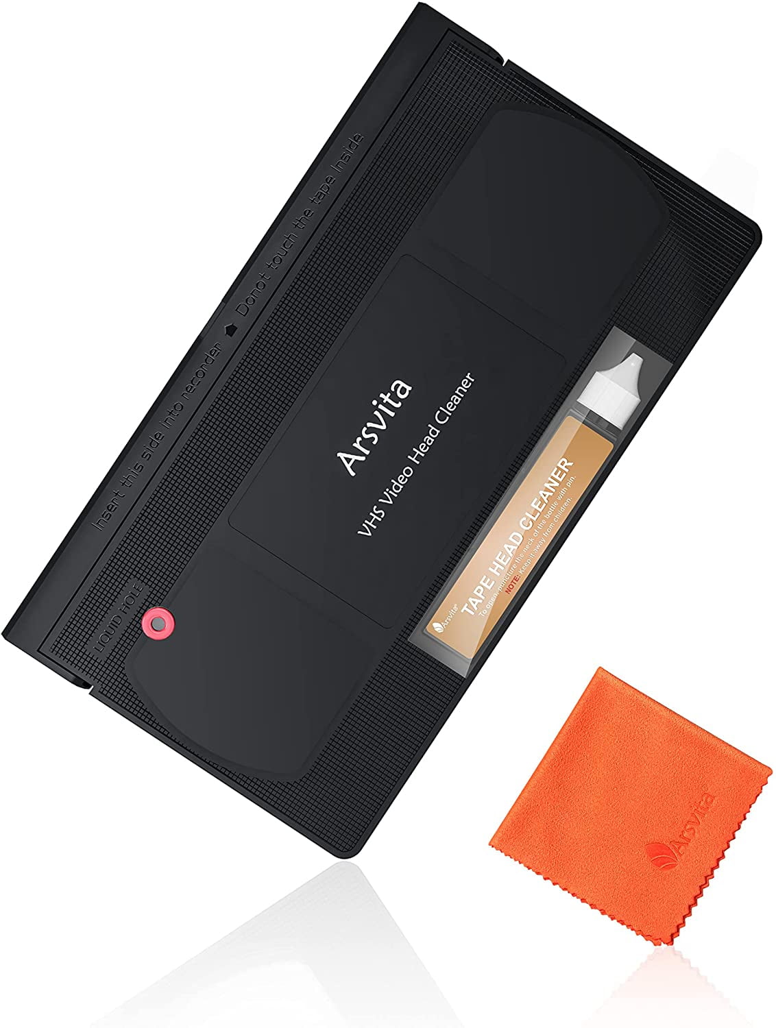 VHS/VCR Head Cleaner Tape, Video Head Kit for VHS/VCR Players, Wet Type