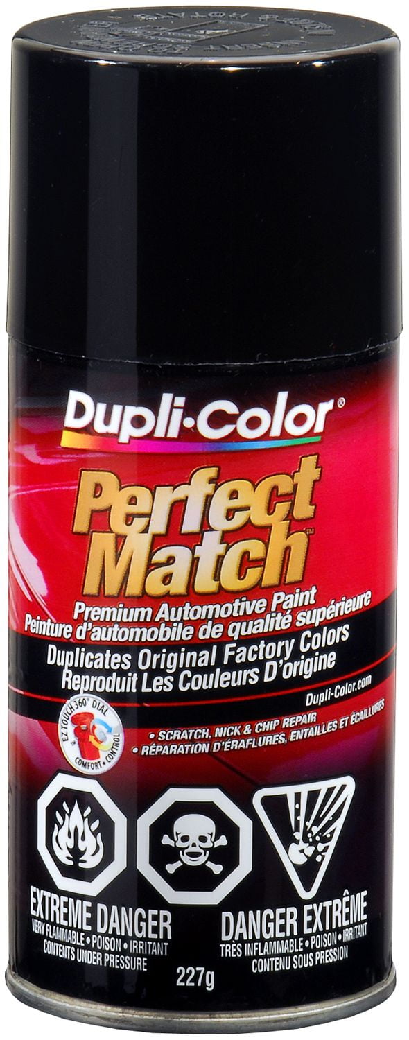 KRYLON VHT Dupli-Color EBUN01007 Perfect Match Automotive Spray Paint - Universal Gloss Black - 8 oz. Aerosol Can