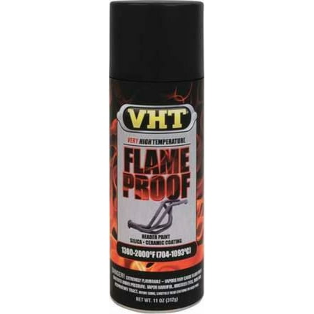 VHT ESP104000 Flameproof Coating,Flat Gray,11 oz.