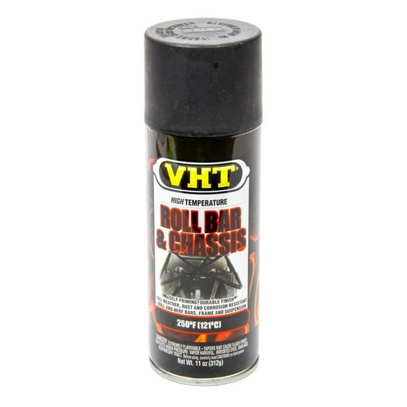 VHT Roll Bar & Chassis High Temp 11 oz. Aerosol Spray Paint - Satin Black