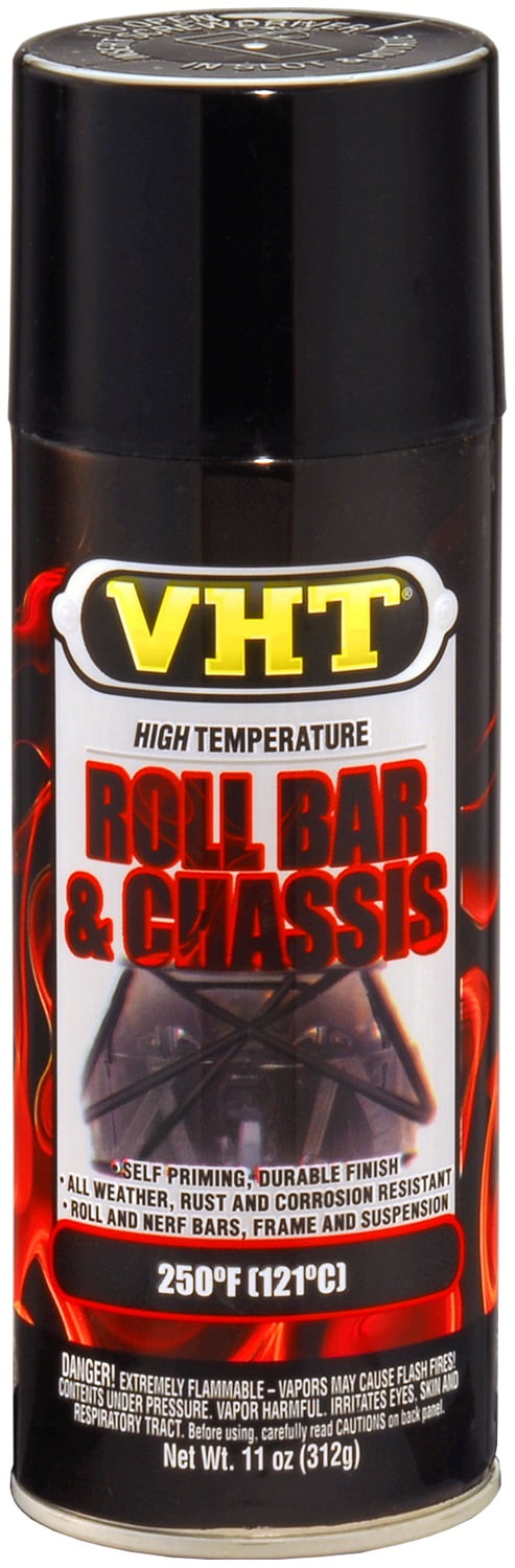 VHT Roll Bar & Chassis High Temp 11 oz. Aerosol Spray Paint - Gloss Black