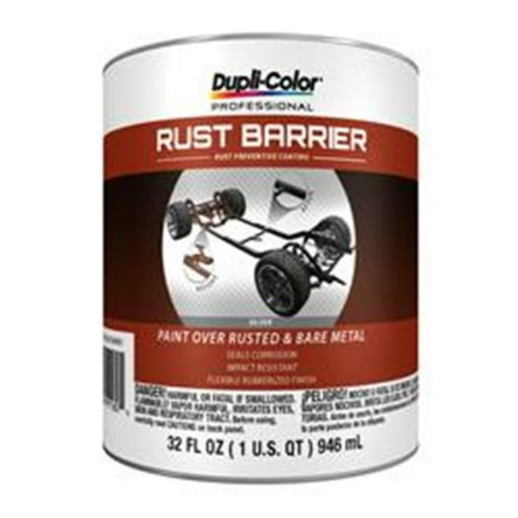 VHT S24-RBQ102 1 qt. High Solids Rust Barrier Preventive Coating - Silver