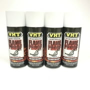 VHT SP101- 4 PACK FLAT WHITE طلاء عالي الحرارة FlameProof - 11 أونصة