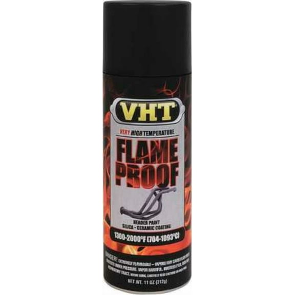 VHT SP102_43 Black Ceramic Auto Body Paint, Flat, 11 oz for Car