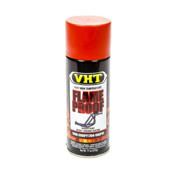 VHT SP109 High Temperature Flame Proof FLAT RED Header Spray Paint - 11oz