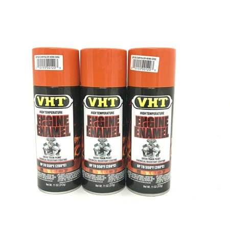 VHT SP120 - 3 Pack Engine Enamel Chrysler Hemi-Orange - 11 oz Aerosol Can