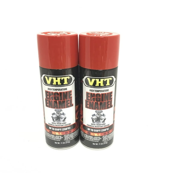 VHT SP123-2 PACK CHEVROLET ORANGE Engine Enamel High Heat Drive Train Paint - 11 oz
