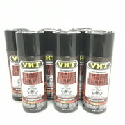 VHT SP124- 6 PACK GLOSS BLACK Engine Enamel High Heat Drive Train Paint - 11 أونصة