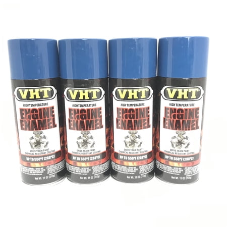 VHT SP153-4 PACK OLD FORD BLUE Engine Enamel Superior Heat & Chemical Resistant- 11 oz