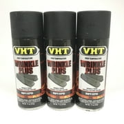 VHT SP201-3 PACK BLACK High Temperature Wrinkle Finish Durable Texture Coating - 11 oz