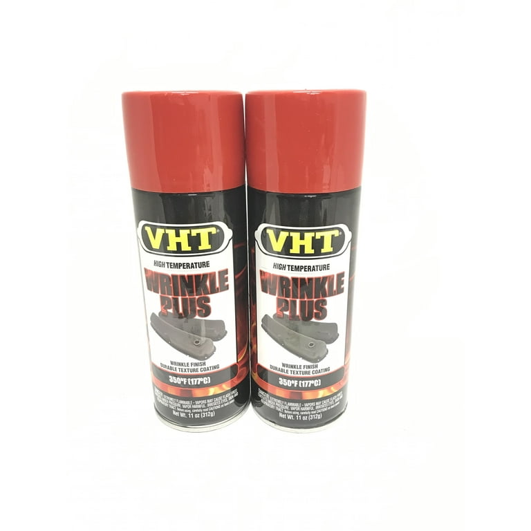 VHT SP204-2 PACK RED High Temperature Wrinkle Finish Durable