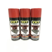 VHT SP204-3 PACK RED High Temperature Wrinkle Finish Durable Texture Coating - 11 oz