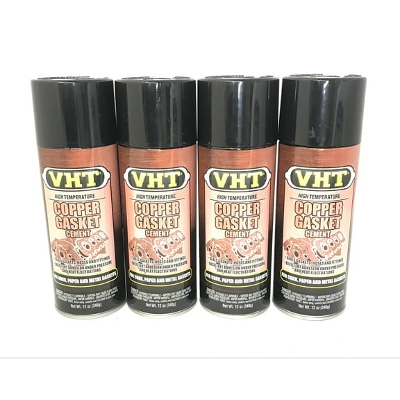 VHT SP21A-4 PACK High Temperature COPPER GASKET CEMENT - Cork, Metal, Paper - 12 oz