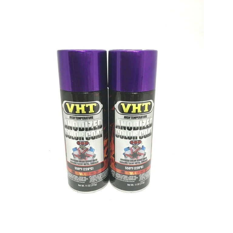 VHT SP452-2 PACK PURPLE High Temp Engine Anodized Color Spray