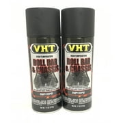 VHT SP671-2 PACK High Temperature SATIN BLACK Roll Bar and Chassis Paint - 11 oz