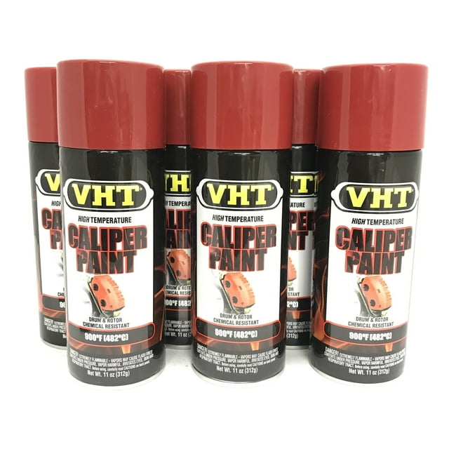 VHT SP7316 PACK REAL RED Brake Caliper Paint, Drums, Rotors Paint High Heat 11oz