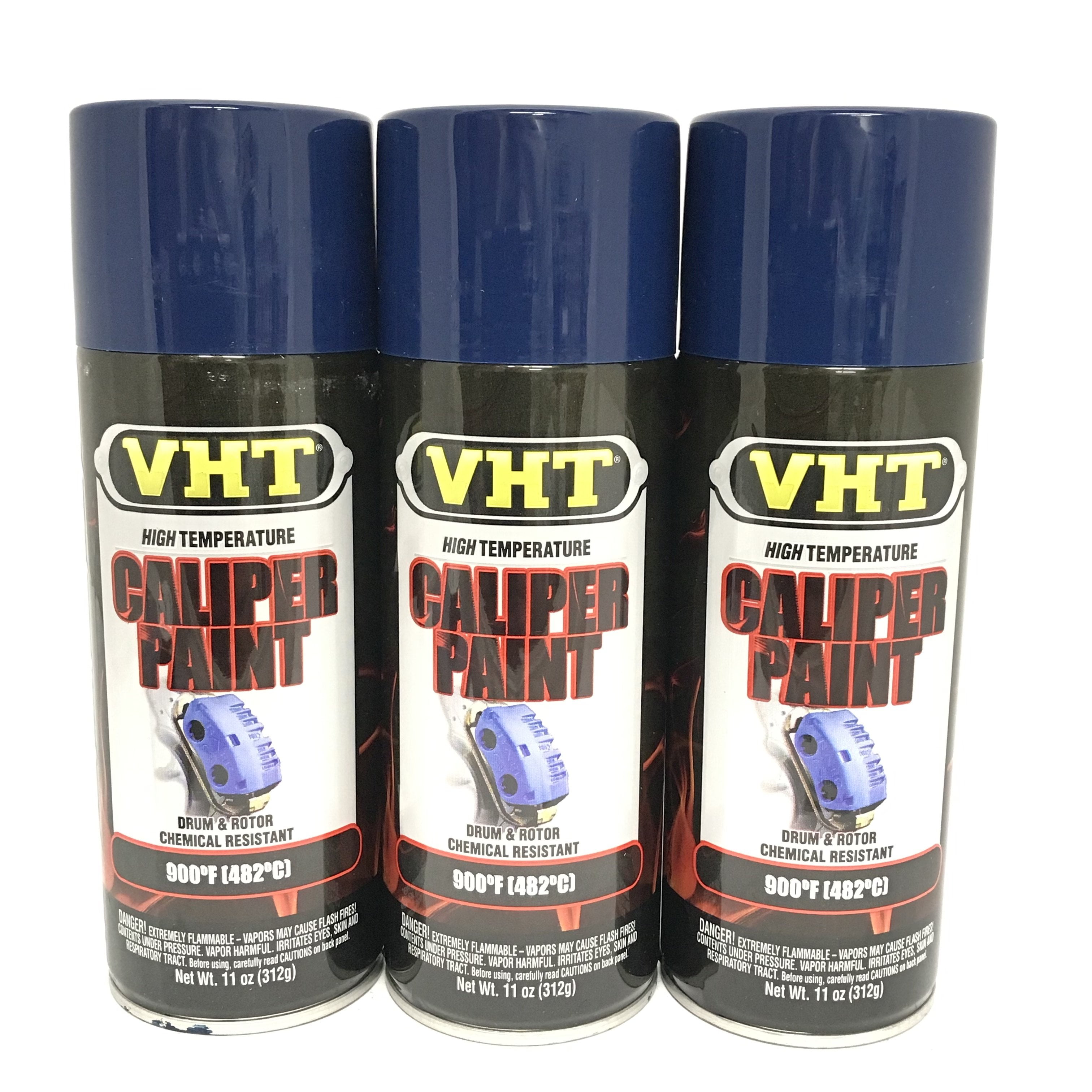 VHT SP732-3 PACK BRIGHT BLUE Brake Caliper Paint, Drums, Rotors Paint ...
