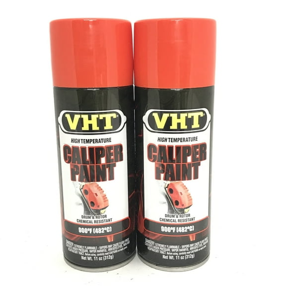 VHT SP733 Real Orange High Heat Brake Caliper Paint, 11 oz, Heat-Resistant,2 Pack for Automotive Use