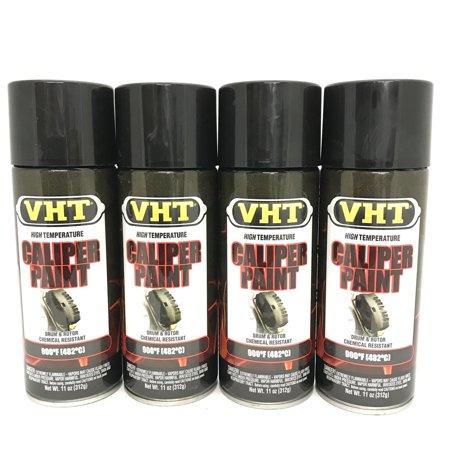VHT SP734-4 PACK GLOSS BLACK Brake Caliper Paint, Drums, Rotors Paint - High Heat -11oz