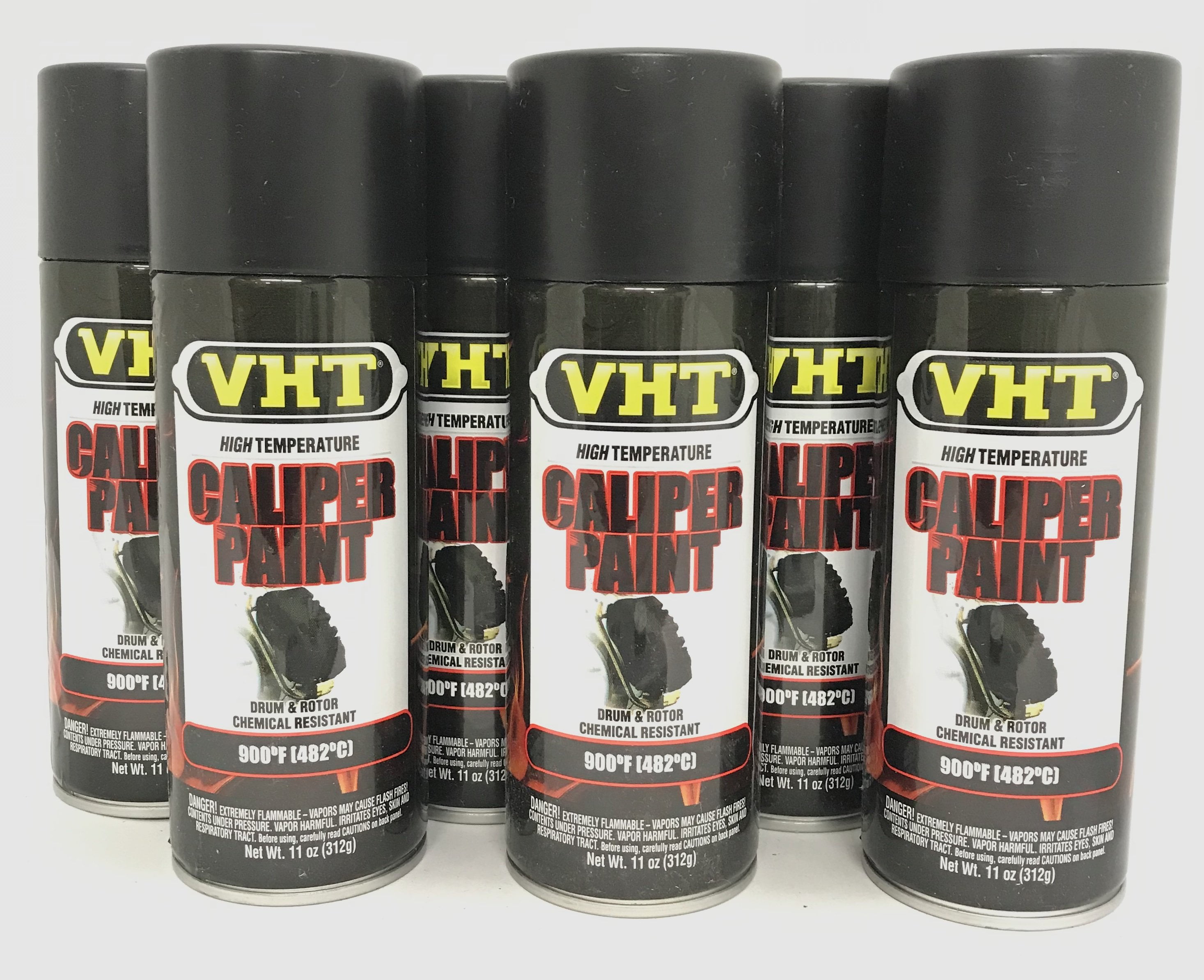 VHT SP7396 PACK SATIN BLACK Brake Caliper Paint High Heat 11 oz Aerosol