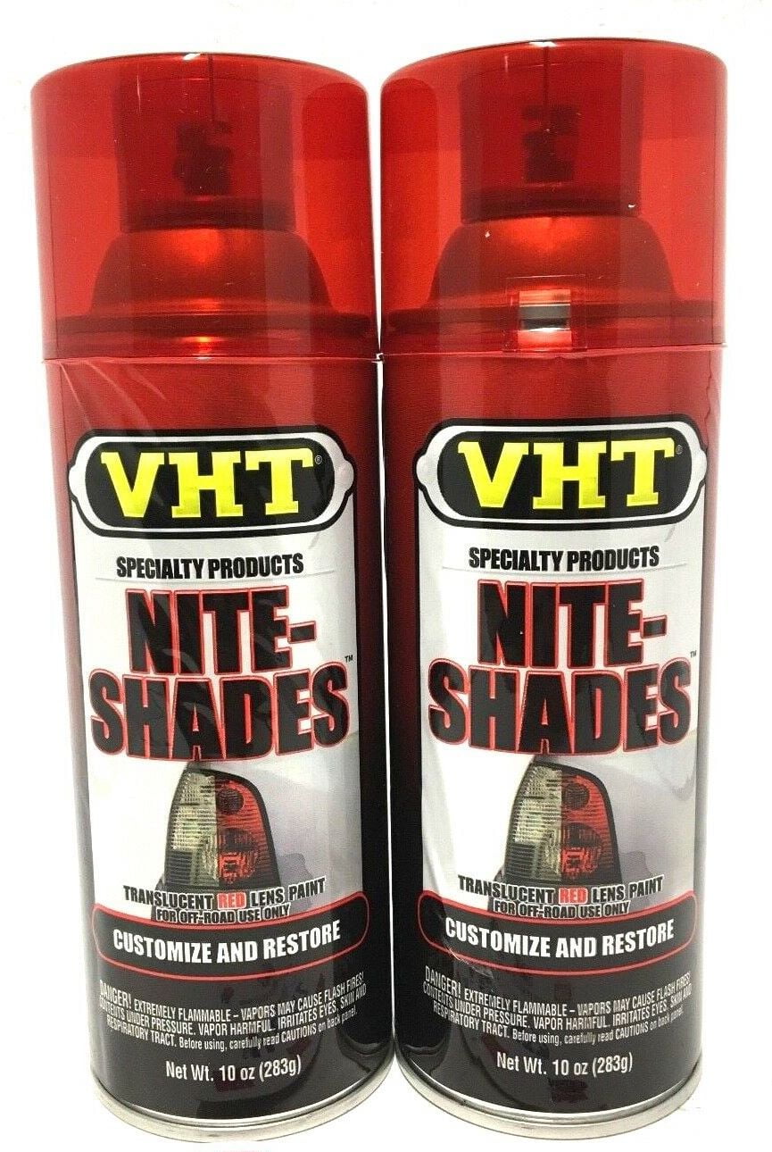 VHT SP888 Nite-Shades Translucent Red 10 oz Spray Paint, 2 Pieces
