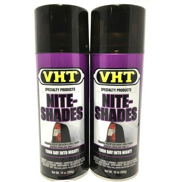 VHT SP999 Black Lens Tinting Automotive Body Paint, Gloss, 10 oz 2 Pieces
