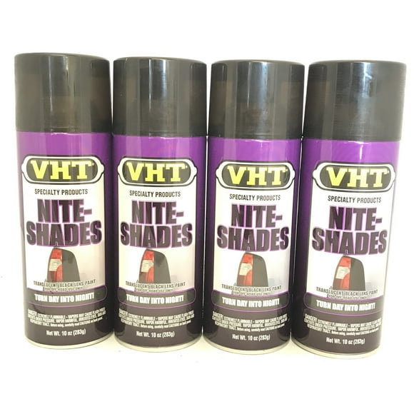 VHT SP999-4 PACK Nite-Shades Black Lens Tinting Paint Blackout Tint Tail Light Tinting