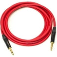 thumbnail image 1 of VHT Ultra Instrument Cable, 18 Foot 1/4" Straight Ends Neutrik Plugs - Red, 1 of 1