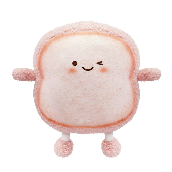 BOBO VHYHCY Toast Bread Pillow Funny Food Plush Toy Pillows Small Cute Stuffed Plush Sofa Pillow (Toast Bread,Golden)