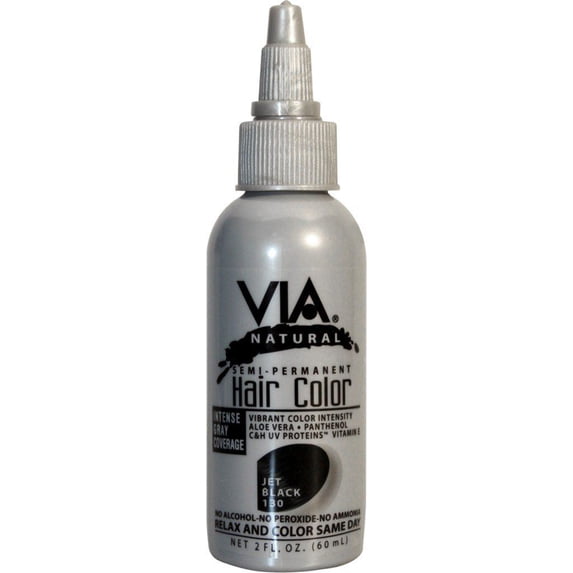 VIA - Natural Semi-Permanent Hair Color JET BLACK 130