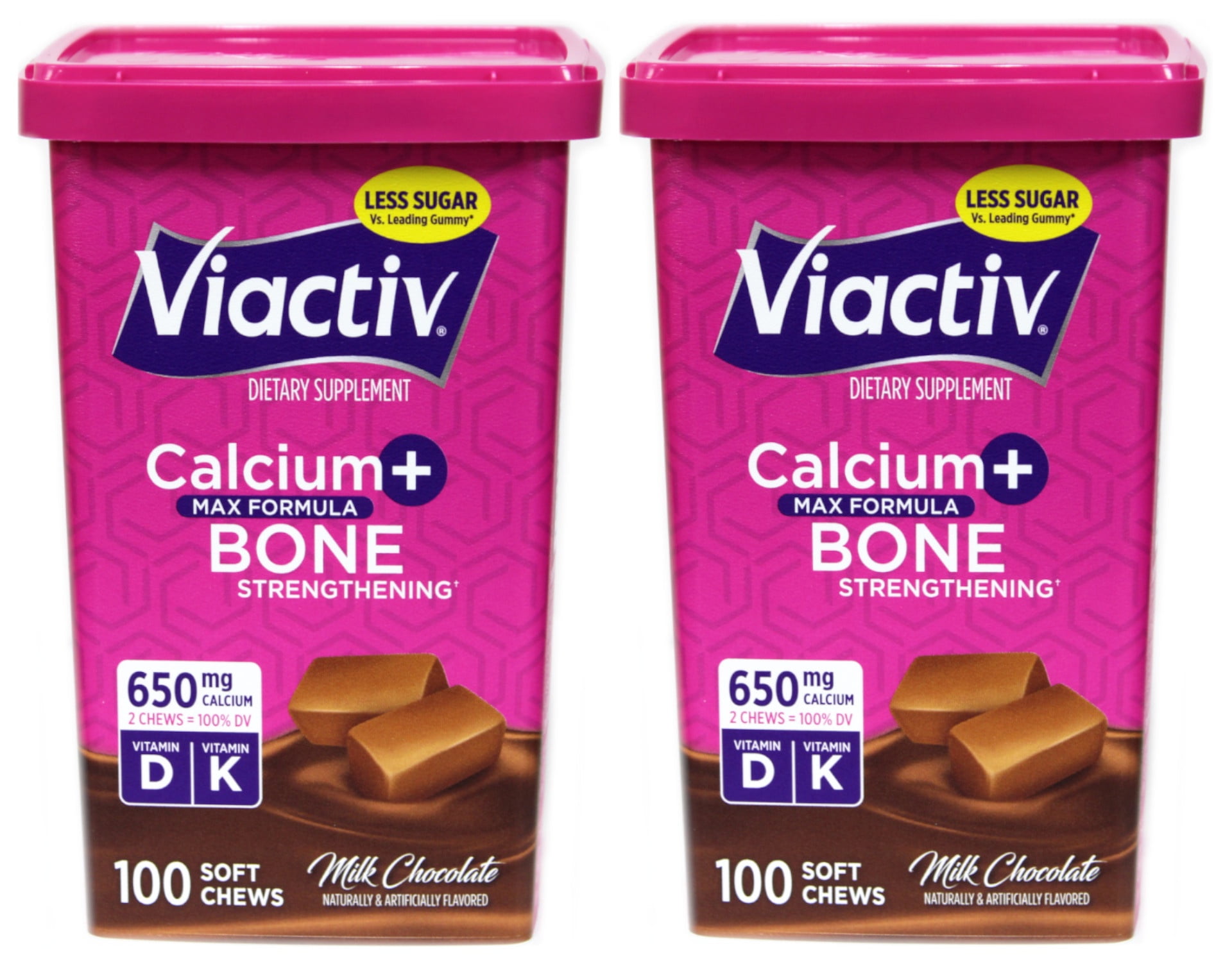 VIACTIV Chewable Vitamins Supplements, Calcium Plus D, Soft Chews