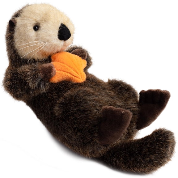 VIAHART Soft Owen The Sea Otter Stuffed Animal & Plush Toy, 12.5"x 5" x 6"
