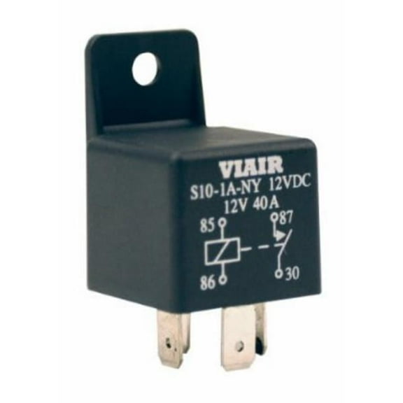 VIAIR 93940 Air Compressor 40A - 12V Relay with Molded Mounting Tab