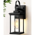 thumbnail image 1 of VIANIS Outdoor Wall Light Fixtures, Black Exterior Wall Lantern Porch Lights for House, Anti-Rust Dusk to Dawn Outside Garage Lights Wall Mounted Lamps, Waterproof Outdoor Sconce Lighting Coach Light, 1 of 9