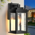 thumbnail image 1 of VIANIS LED Dusk to Dawn Sensor Outdoor Wall Light, Black Anti-Rust Weatherproof Exterior Wall Sconce for Front Porch, Entry Way, Garage, 1 of 10