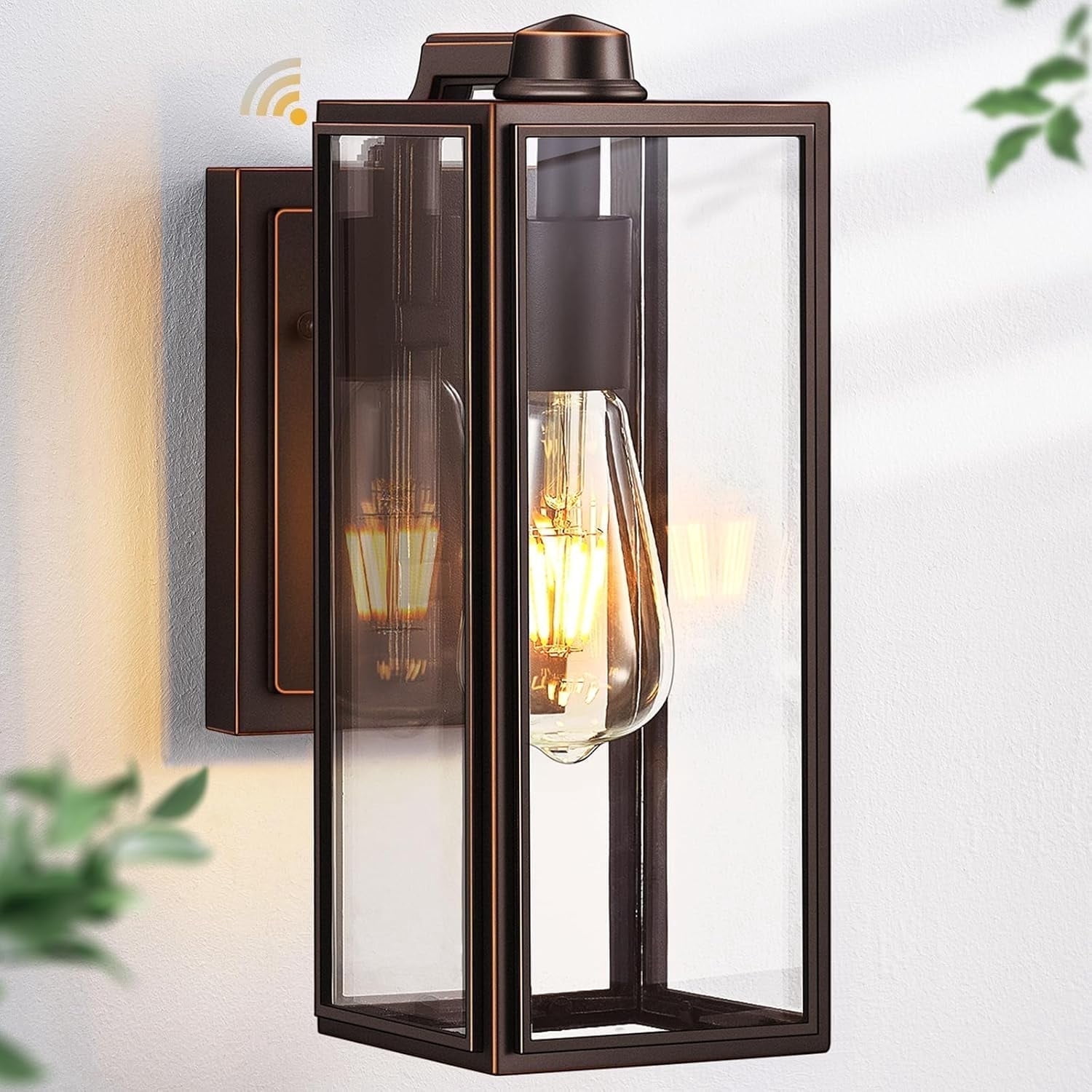 VIANIS Dusk to Dawn Outdoor Light Fixtures Wall Mount, Sensor Porch Lights, Anti-Rust Exterior Wall Sconce Lighting Lamp, Waterproof Wall Lantern for Doorway, Garage