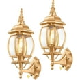 thumbnail image 1 of VIANIS 2 Pack Dusk to Dawn Porch Lights Outdoor, Gold Exterior Wall Lantern Wall Sconce, Modern Outdoor Wall Lamps Coach Lights for House, Waterproof Outside Garage Lighting Fixtures Wall Mount, 1 of 8