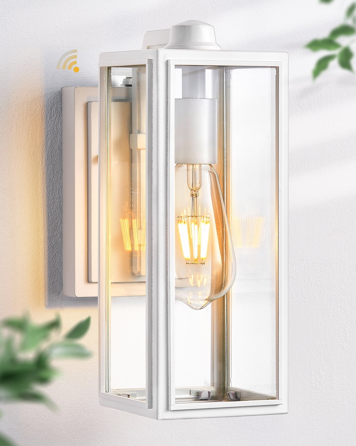 VIANIS White Outdoor Lighting Fixtures, Dusk to Dawn Outdoor Lighting ...