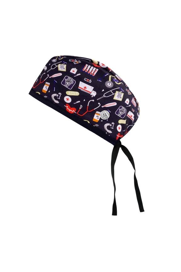 Adjustable Scrub Caps – Cotton Surgical Cap for Nurses, Unisex, One Size Multiple Color