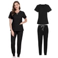 thumbnail image 1 of VIAOLI Scrubs Set for Women Nurse Uniform Jogger Set Stretch Top & Pants with Multi Pocket for Nurse Workwear, 1 of 7