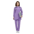 thumbnail image 1 of VIAOLI Women's Medical Scrubs Set - Half Zip Top and Straight Leg Pants, Multiple Pockets for Nurses & Doctors, 1 of 7