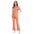 thumbnail image 1 of VIAOLI Women's Medical Scrubs Set - Quick Dry V-Neck Top with Pants, Multiple Pockets, Adjustable Drawstring, 10 colors, 1 of 6