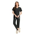 thumbnail image 1 of VIAOLI Women's Scrubs Set - Soft Stretch Medical Uniform Top & Pants for Nurses, Multi-Pocket, V-Neck, 1 of 7