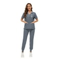 thumbnail image 1 of VIAOLI Women's Scrubs Set - Stretchy Medical Uniform with Pockets, for Nurses & Doctors, S-XXL, Multi-Color, 1 of 6