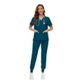thumbnail image 1 of VIAOLI Women's Scrubs Set - Stretchy Medical Uniform with Pockets, for Nurses & Doctors, S-XXL, Multi-Color, 1 of 6