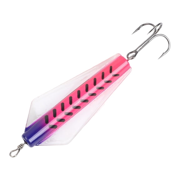 VIB Lure Devil Spinner Bait Featuring Multi Color Design and Fish Hook Tip for Fast Piercing and Enhanced Fish Retention in Saltwater Environments (26g7.3cm pink purple)