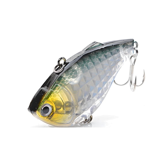 VIB Sinking Fishing Lure with Rattle Beads 6CM 15G Vibration Hard Bait for Sea Bass and Culter