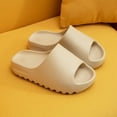 thumbnail image 1 of VIBE SLIDES - Unisex Women and Men Thick Bottom Pretty Slippers Platform Chunky Heel Living Room Bathroom Slides Non Slip Trend Designer Shoes, 1 of 2